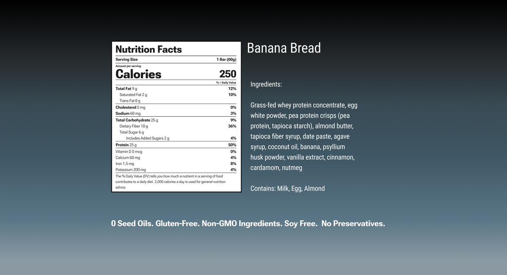 Banana Bread Bar