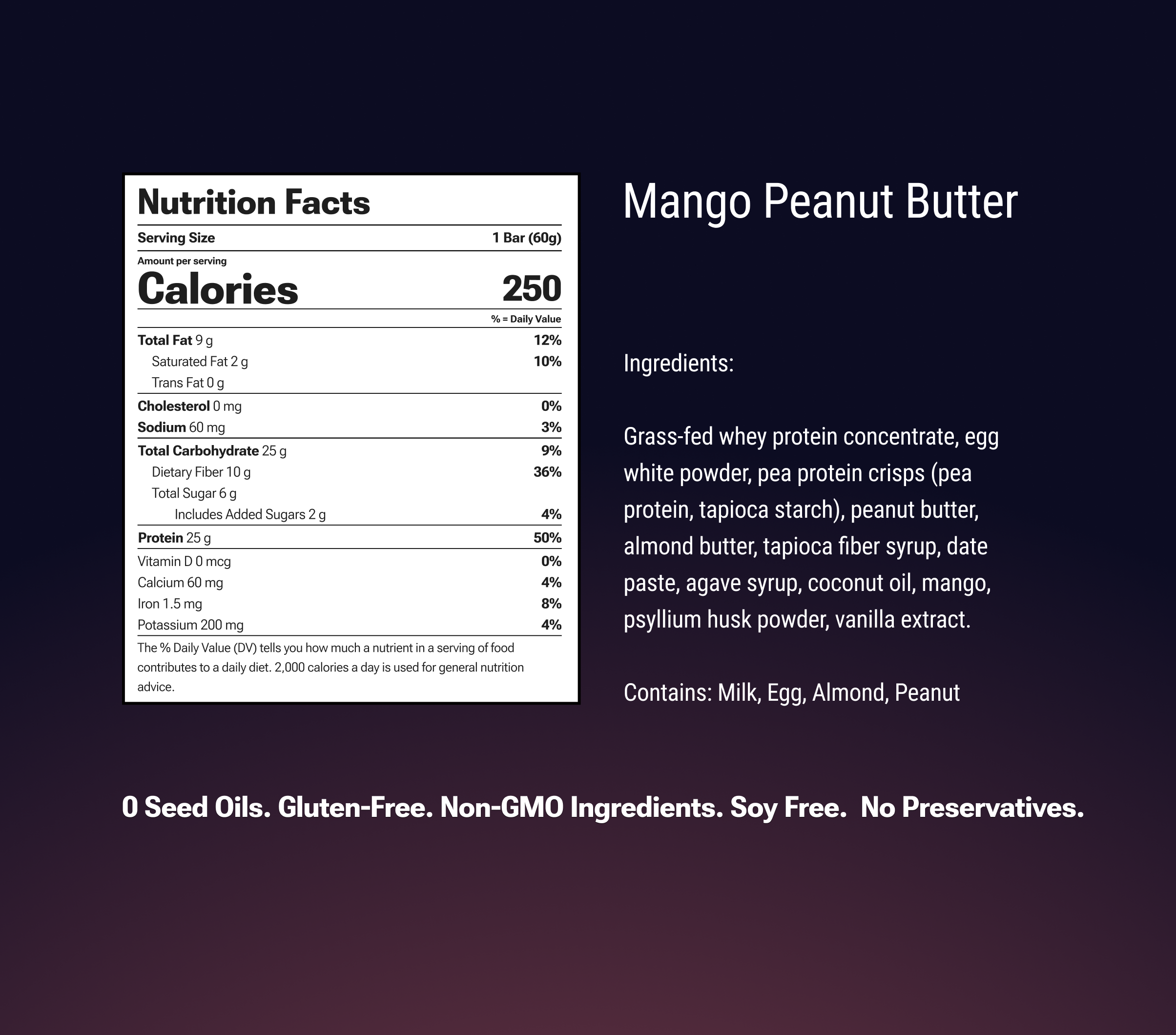 Mango Peanut Butter
